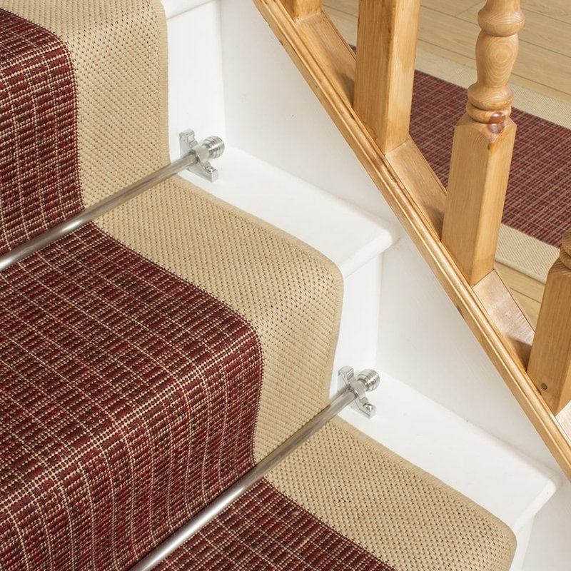 Stair Runner Almerton Hand Woven Indoor / Outdoor Area Rug, Runner 630cm x 80cm