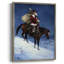 A Cowboy Christmas, reproduction encadrée - bois massif-570651944