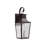 1 - Light 16''H Oil Rubbed Bronze Iron Tempered Glass Outdoor Wall Lantern With Dusk To Dawn-1607641009