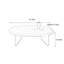 Table de bout ovale en bois massif-2141366397
