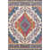 Lathan Bohemian FLAIR Boho Vintage Medallion Blue/Multi Rug