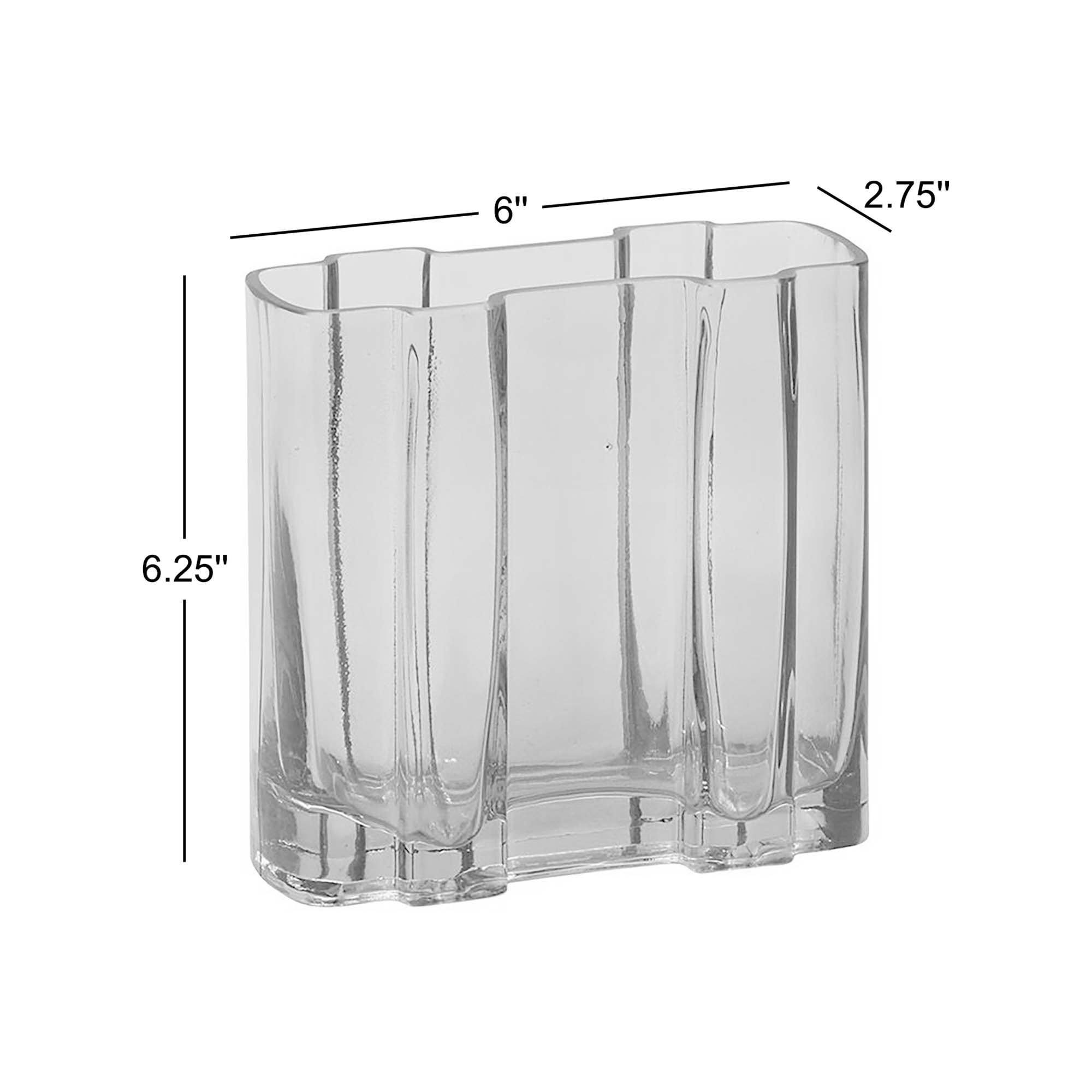 Cordeline 6.25'' Handmade Glass Table Vase