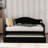 Twin Wooden Daybed with Trundle, Solid Pine Sofa Bed, Guest & Kids Bed for Bedroom & Living Room,Espresso-621026973