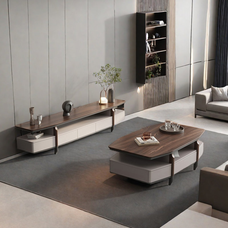Ensemble de meuble télé et table basse Modern