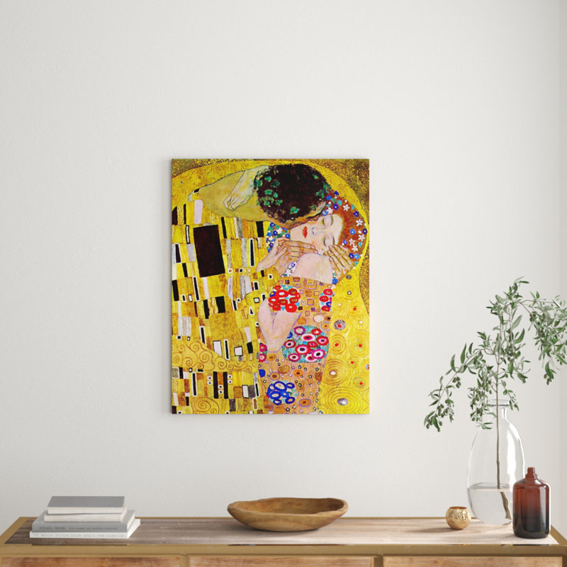 Gustav Klimt - Wrapped Canvas Painting, 80cm H x 60cm W x 1.8cm D