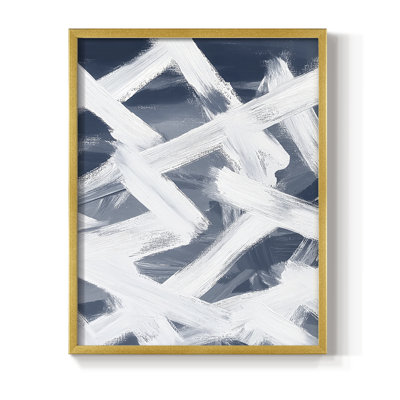 Abstrait XXIX, reproduction encadrée - prête à être accrochée - fabriquée aux États-Unis