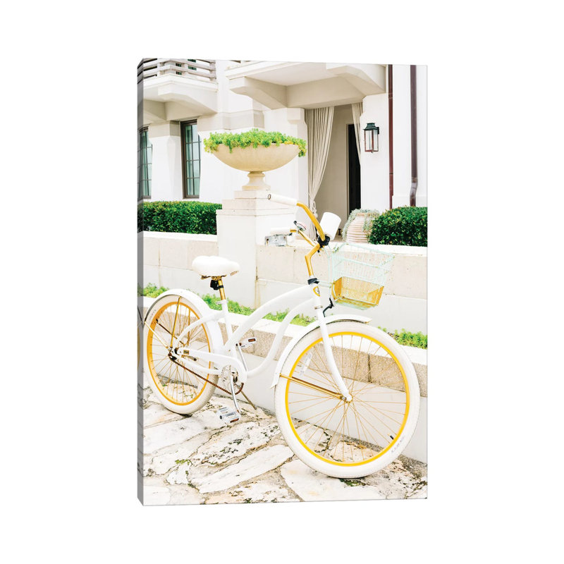 Alys Beach Bike by Bethany Young - Print on Canvas, Wrapped Canvas, 101.6cm H x 66.04cm W x 3.81cm D