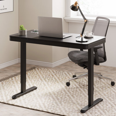 Bureau debout à hauteur réglable de 48 po / 55 po avec tiroir Home Office