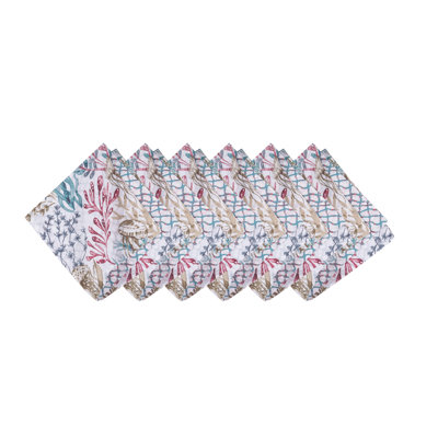 Delphina Reef Cotton Napkin Set of 6