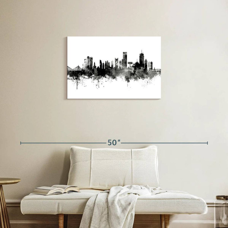 Rorry Boston Massachusetts Skyline V, 20" H x 30" W