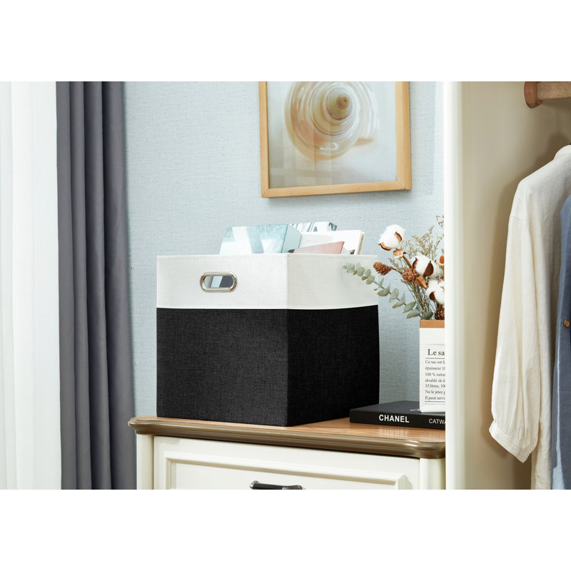 Ensemble de bacs de rangement en tissu, 12 x 12 x 12