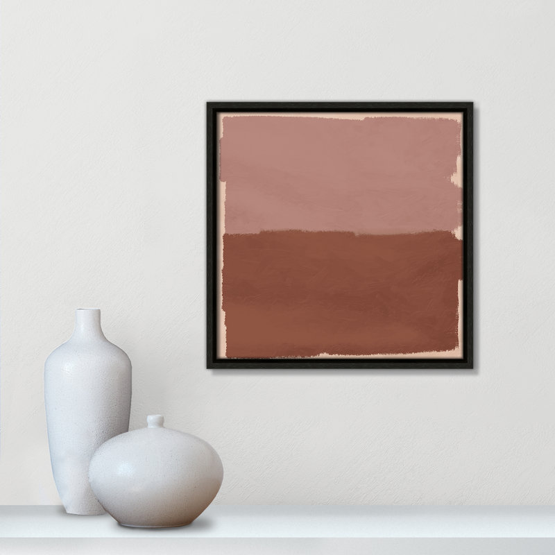«Hollow Delight», reproduction carrée par Marcus Prime, Espresso, H 13,5 po x l 13,5 po