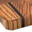 Tiger and Wenge Wood Coasters End Grain with Base
