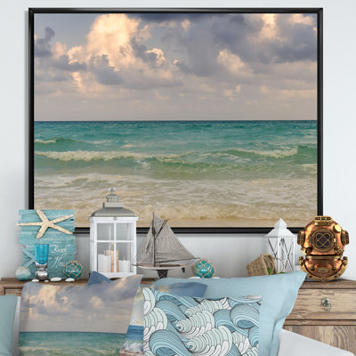 " Seascape On Dramatic Sky "