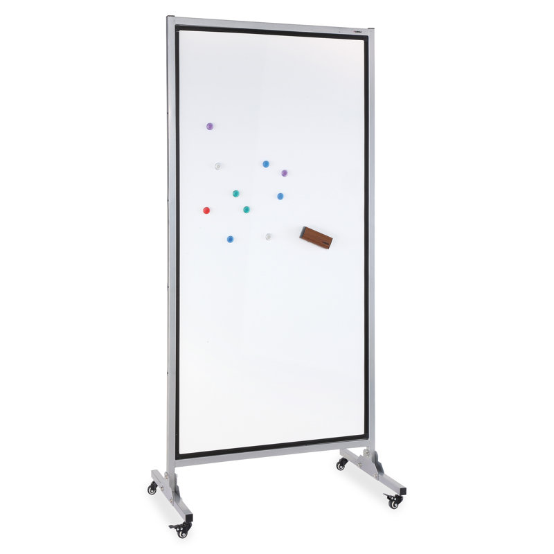 Freestanding Steel Reversible Magnetic Large - 6' - 8' Whiteboard