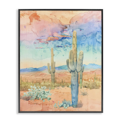  Pastel Desert Sky Giclee Art by LSR Design Studio
