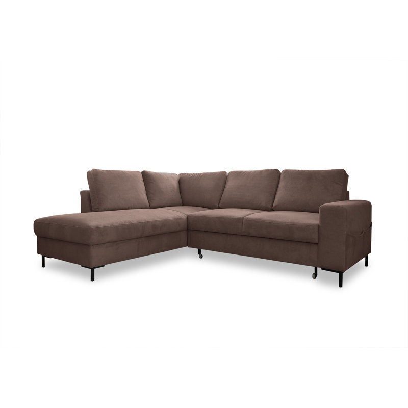 Lofty Lilly 6 seater Corner Sofa Bed, Left Hand Facing, Taupe