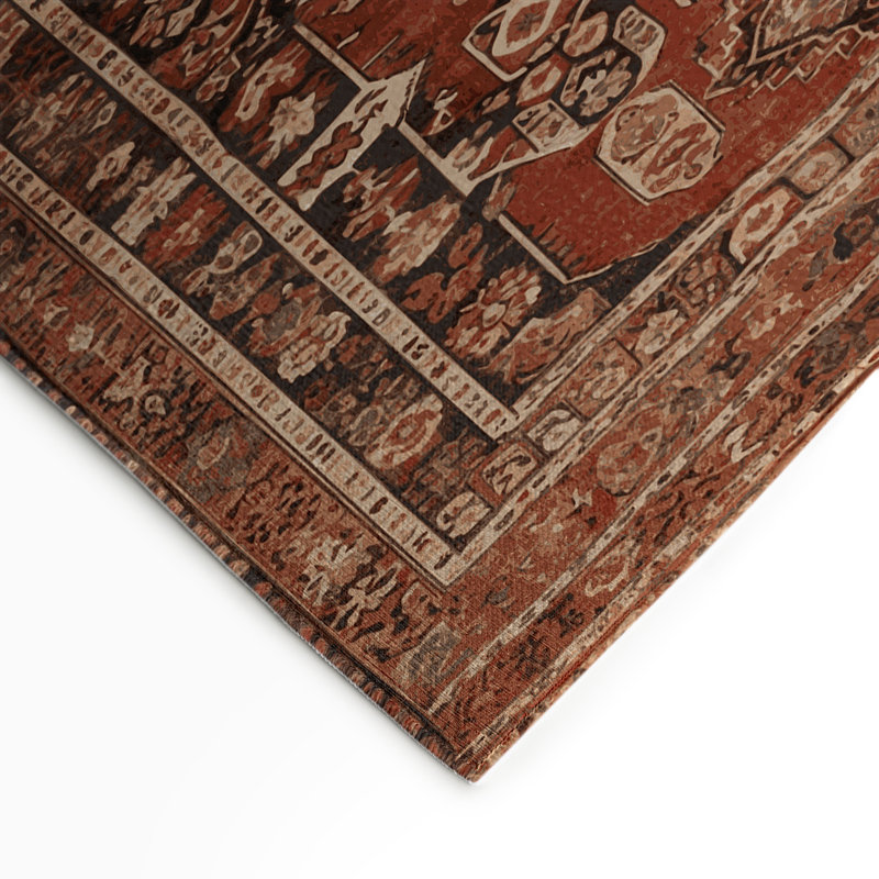 Tapis turc intérieur et extérieur brun, Rectangle 9 pi x 12 pi