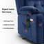 Upholstered Heated Massage Chair-1935285855