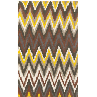 Sonny Cedar Brook Hand Loomed Cotton Chevron Rug