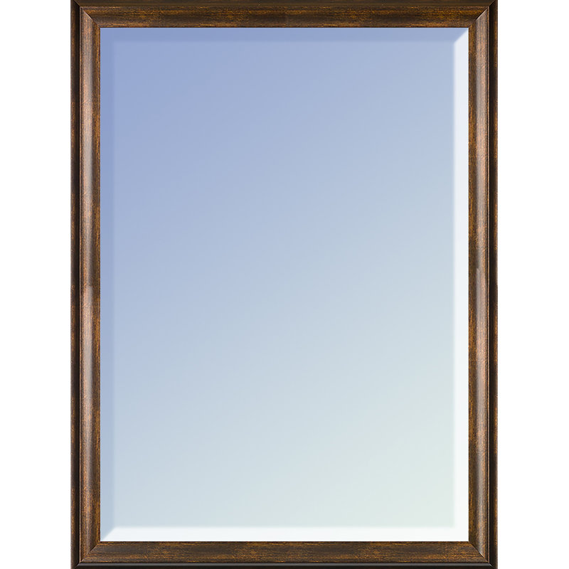 Wood Rectangle Wall Mirror