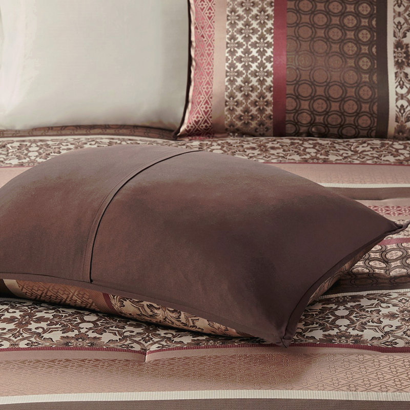 Ensemble d'édredon 7 pièces Red King, King Comforter + 6 Additional Pieces