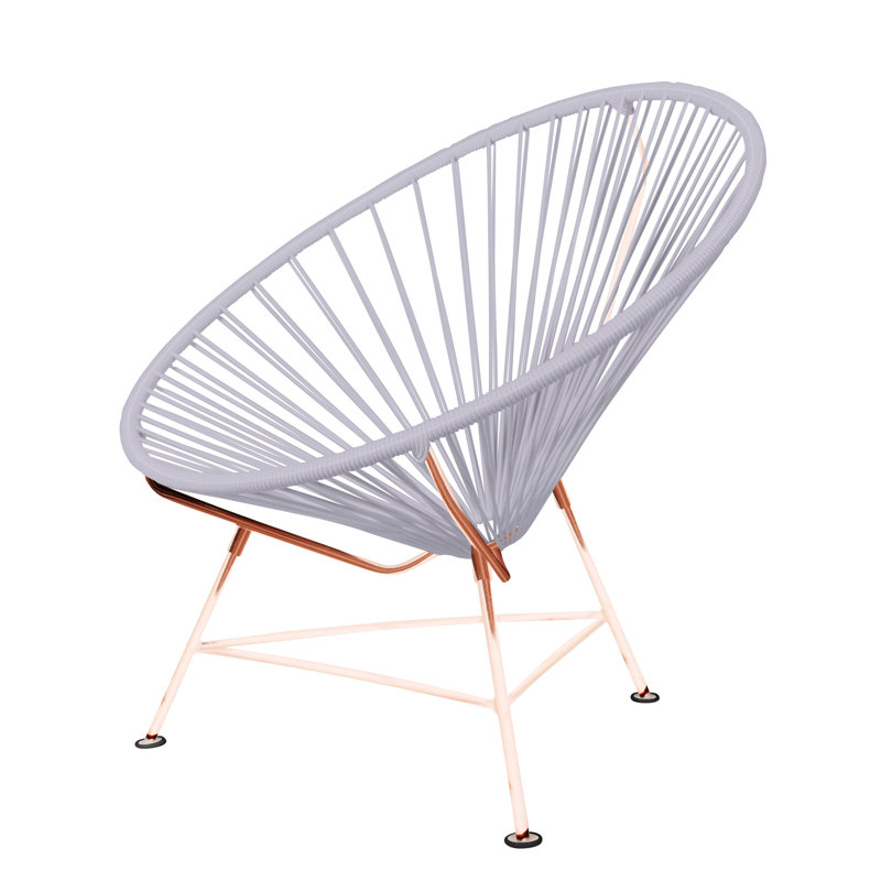 Innit Indoor Handmade Lounge Chair, Clear/Copper
