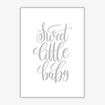Sweet Little Baby 1 Piece Wall Art