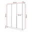 3 Door Wardrobe