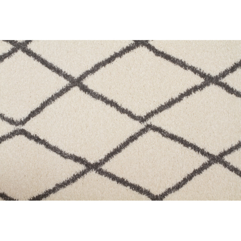 Tapis ivoire/noir Quattlebaum