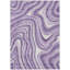 Tapis intérieur lavable abstrait ivoire 3 pi x 5 pi