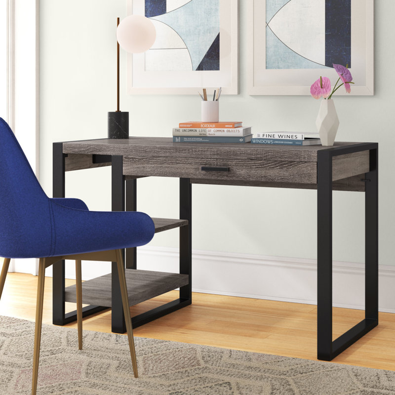 Rosato 48" Urban Blend Computer Desk, Driftwood