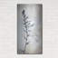 Art mural en métal luxueux «Hosta Blossoms 1» par Lori Deiter, 24 po x 48 po
