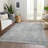 Machine Washable Indoor/Outdoor Xhevrie Linen Rug-2038839162