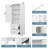 Freestanding Storage Cabinet with Two Drawers and Adjustable Shelf-1129080524