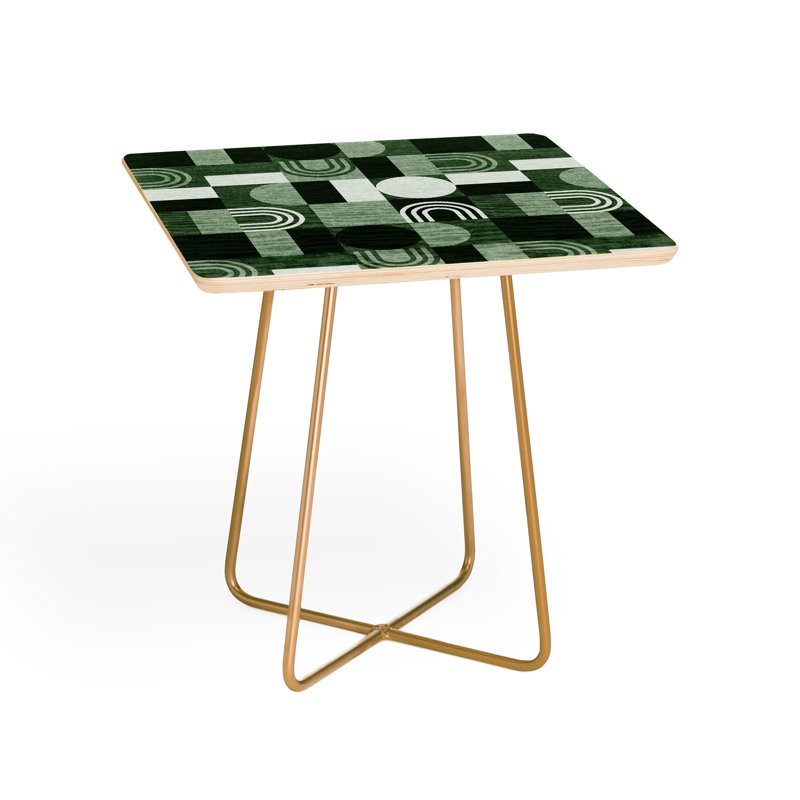 Table de bout à pieds croisés, Gris
