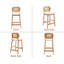 Aliysha Upholstered Counter Stool