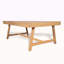 Table basse de patio en bois d'acacia