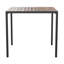 Table de patio carrée en faux teck de 35 po Saville-198950315