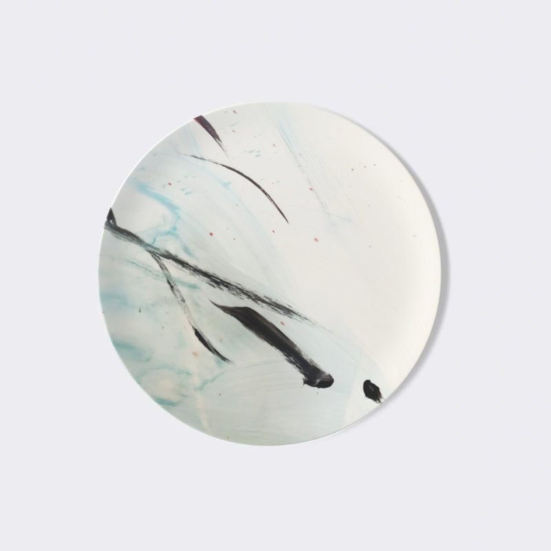 Limited Edition "Love Liberates" Fine Bone China Plate No. 1 by Fanyu Lin