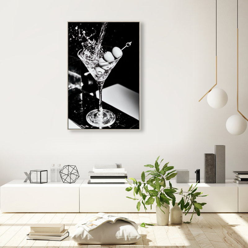 Chill Time III Print by Oliver Gal, 16"H x 11"W, Silver Floater Frame