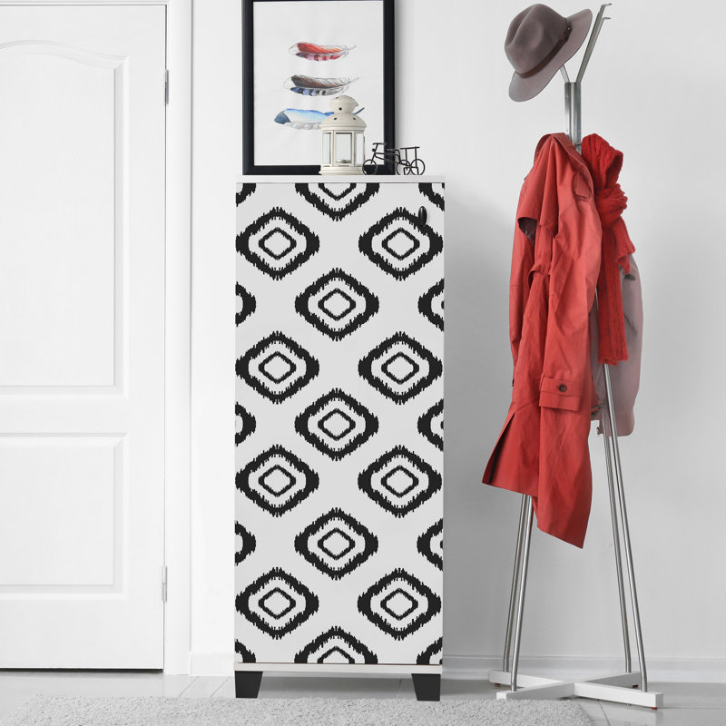 16 Pair Shoe Storage Cabinet