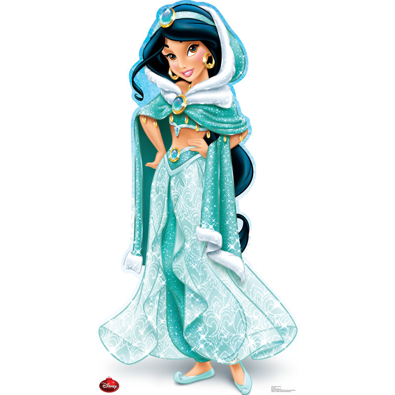 Holiday Princess Jasmine Life-Size Cardboard Standup