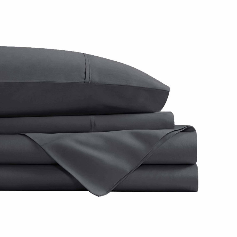 Ensemble de draps 4 pièces Swift Home Smart, Gris, Ensemble de draps pour très grand lit