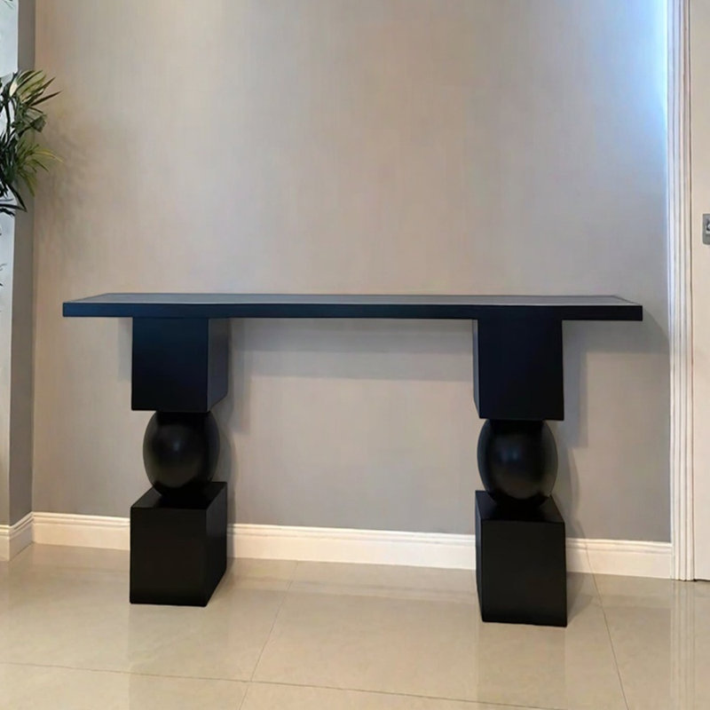Chinese Style Solid Wood Entryway Table, 29.5" H x 55.1" W x 13.8" D