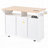 55.7'' Large Kitchen Island with 2 Drop Leaf-510962963