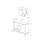 Crystie 82cm Sideboard-1752199197