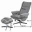 Fauteuils inclinables réglables, chaise moderne en bois d'acier chenille pour bureau à domicile