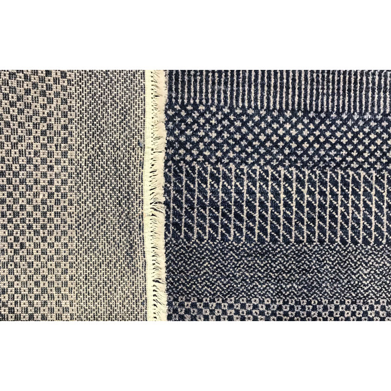 Hand-Knotted High-Quality Aqua Area Rug