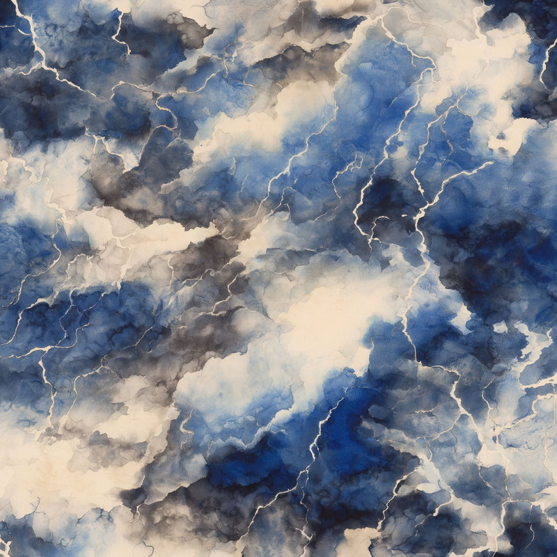 Papier peint ornemental abstrait orage